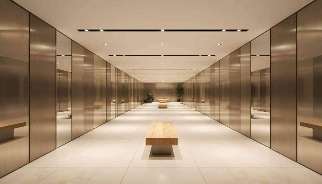 עיצוב לובי כניסה לבניין