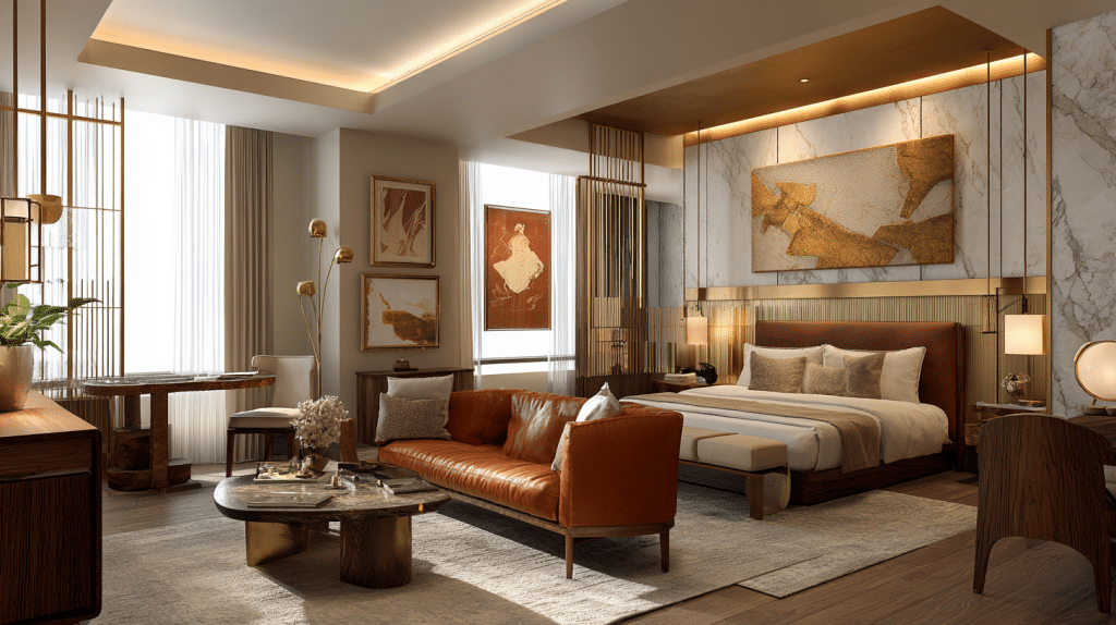 עיצוב סלון סקנדינבי